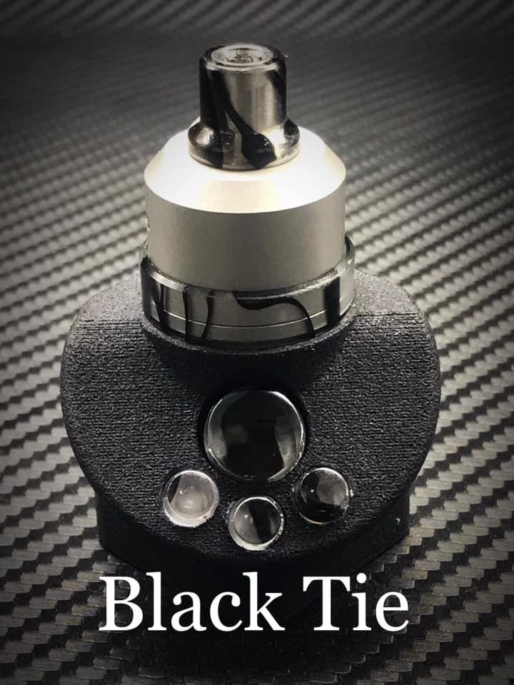 BMM Lathe Turned Accessories - Black Tie
