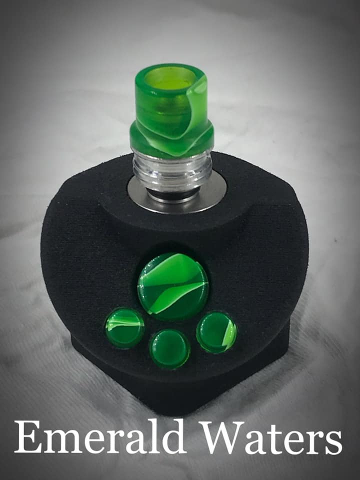BMM Lathe Turned Accessories - Emerald Waters