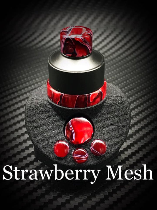BMM Lathe Turned Accessories - Strawberry Mesh