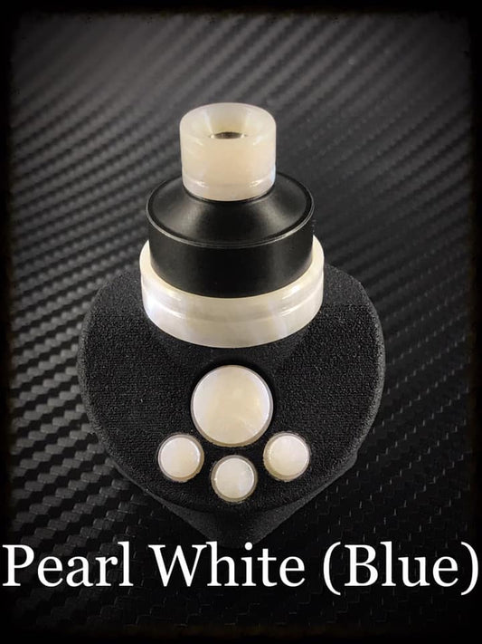 BMM Lathe Turned Accessories - Pearl White