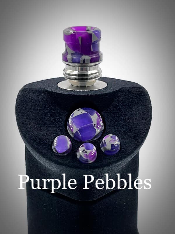 BMM Lathe Turned Accessories - Purple Pebbles
