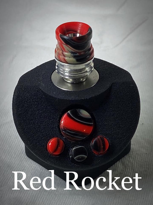BMM Lathe Turned Accessories - Red Rocket
