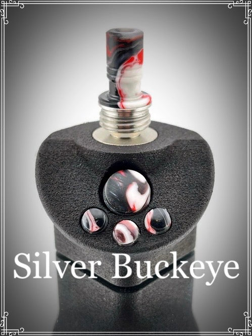 BMM Lathe Turned Accessories - Silver Buckeye