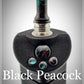 BMM Lathe Turned Accessories - Black Peacock