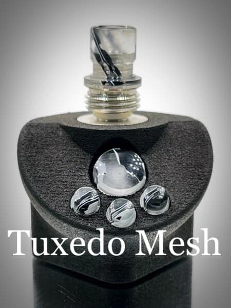 BMM Lathe Turned Accessories - Tuxedo Mesh