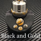 BMM Lathe Turned Accessories - Black and Gold