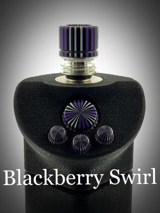 BMM Lathe Turned Accessories - Blackberry Swirl