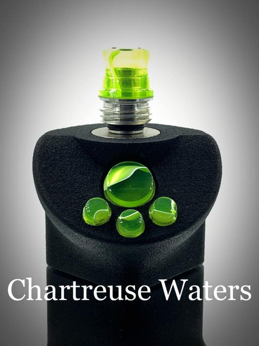 BMM Lathe Turned Accessories - Chartreuse Waters