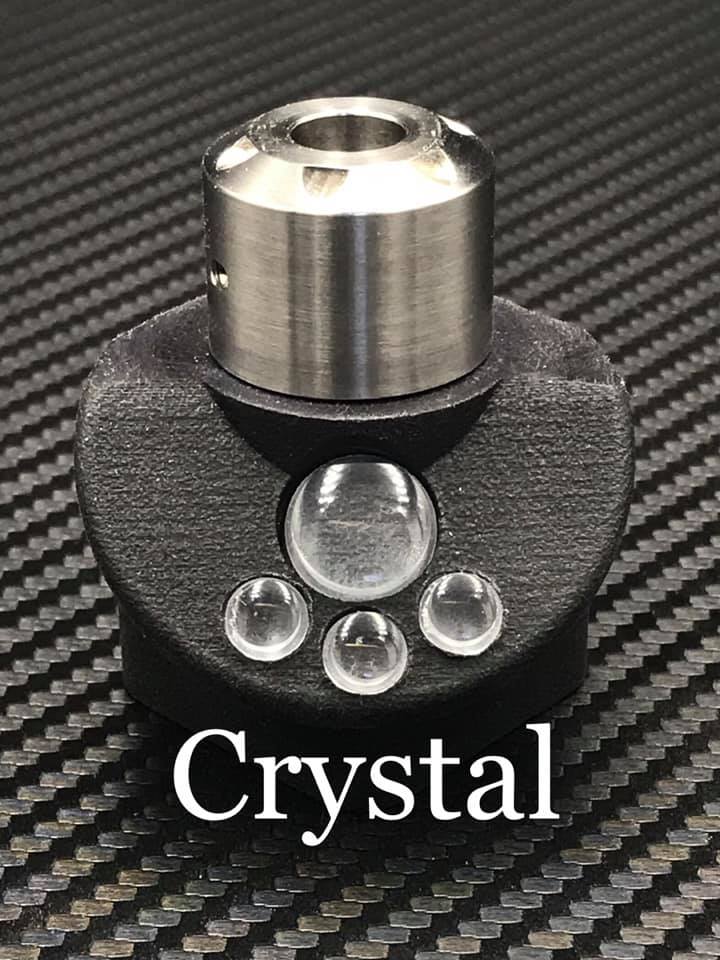 BMM Lathe Turned Accessories - Crystal Clear