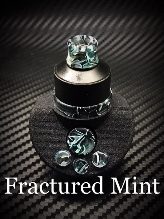 BMM Lathe Turned Accessories - Fractured Mint