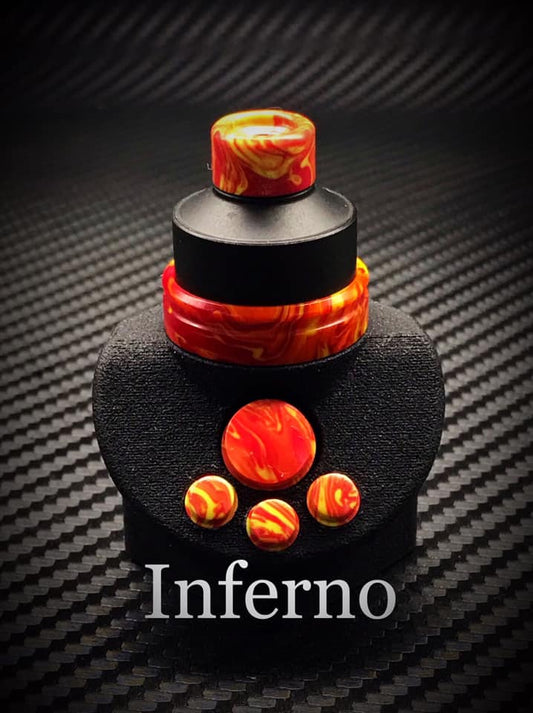 BMM Lathe Turned Accessories - Inferno