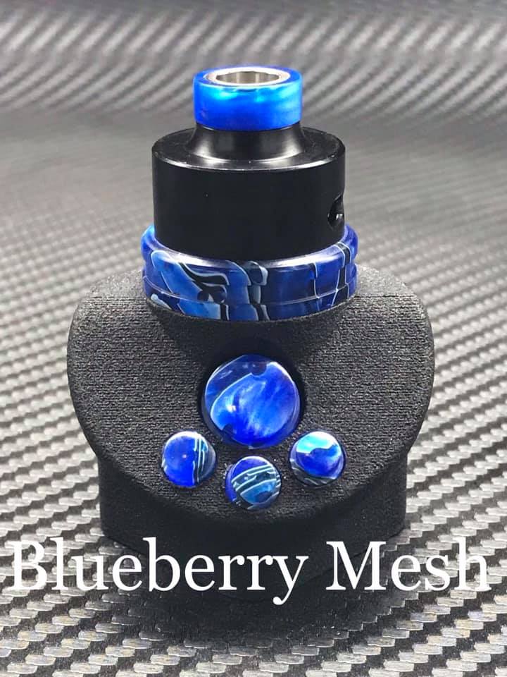 BMM Lathe Turned Accessories - Blueberry Mesh