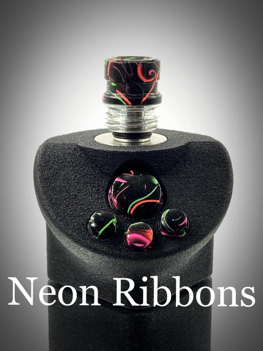 BMM Lathe Turned Accessories - Neon Ribbons