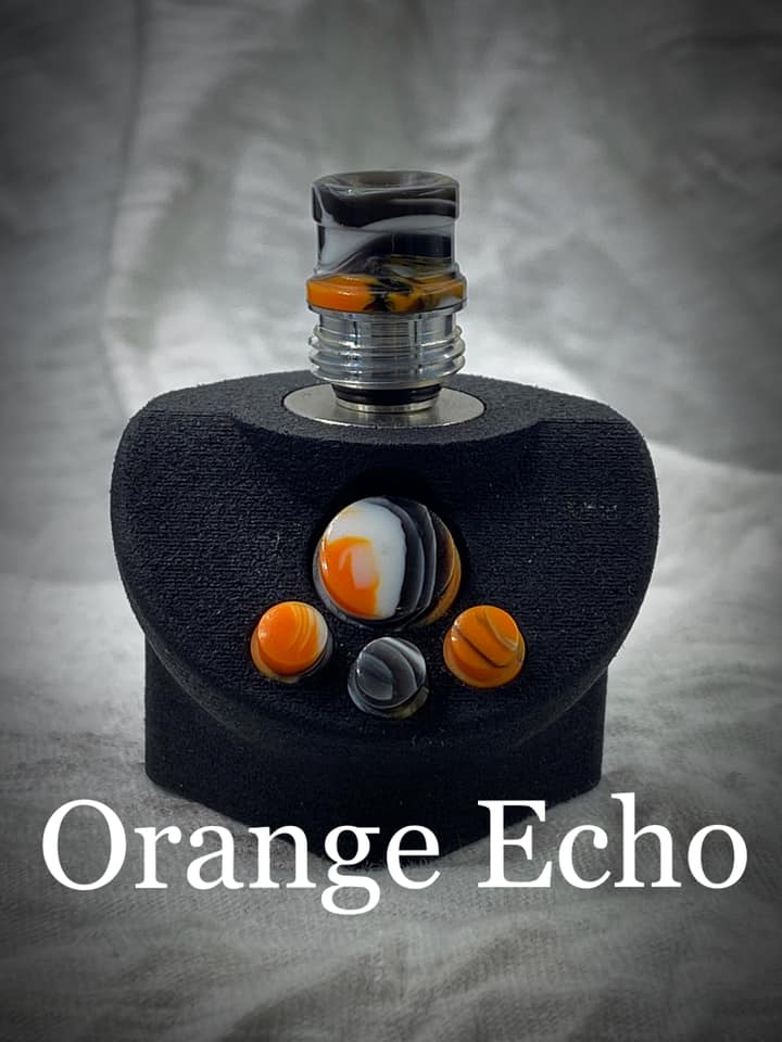 BMM Lathe Turned Accessories - Orange Echo