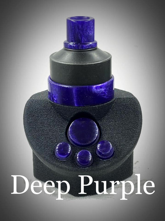 BMM Lathe Turned Accessories - Deep Purple