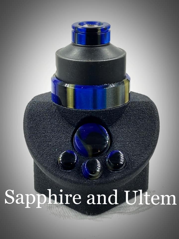 BMM Lathe Turned Accessories - Sapphire and Ultem