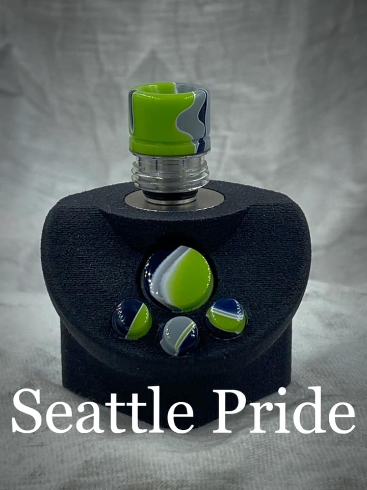 BMM Lathe Turned Accessories - Seattle Pride