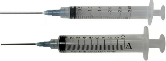 Blunt Industrial Syringe 3ml or 10ml