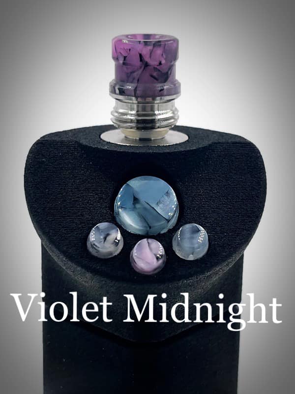 BMM Lathe Turned Accessories - Violet Midnight